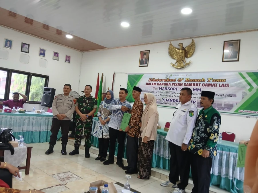 silaturahmi dan ramah tamah dari Bapak Marsopi,SKM.,MM ke Bapak Yuandi,S.STP