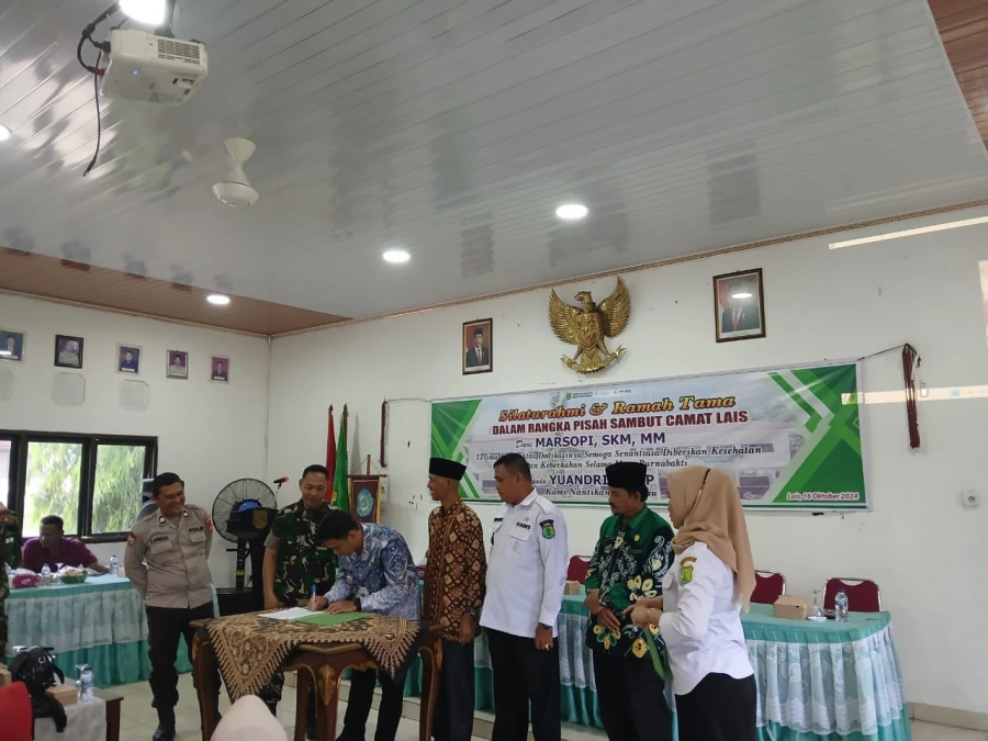 silaturahmi dan ramah tamah dari Bapak Marsopi,SKM.,MM ke Bapak Yuandi,S.STP