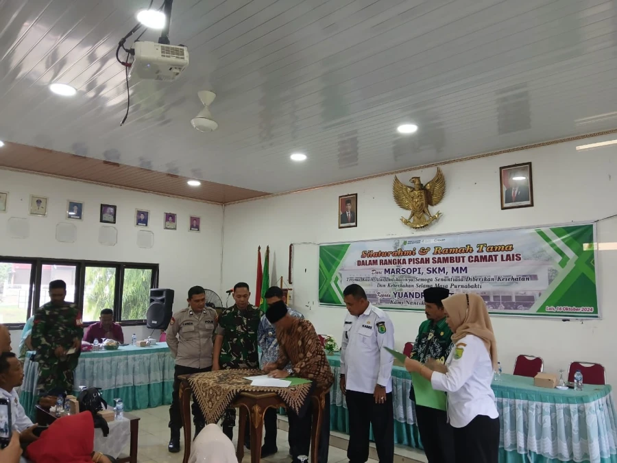 silaturahmi dan ramah tamah dari Bapak Marsopi,SKM.,MM ke Bapak Yuandi,S.STP